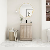ZNTS 24 Inch Freestanding Bathroom Vanity-BVC04824WEO W99982016