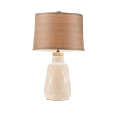 ZNTS Boho Textured Ceramic Table Lamp B03597667