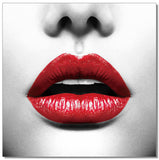 ZNTS Oppidan Home "Red Lips" Acrylic Wall Art B03050777