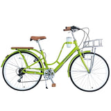 ZNTS 7 Speed, Aluminium Alloy Frame, Coffee Cup Holder ,Multiple Colors 26 Inch Ladies Bicycle W1019P146320