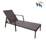 ZNTS Outdoor Patio Lounge Chairs Rattan Wicker Patio Chaise Lounges Chair Brown W65632238