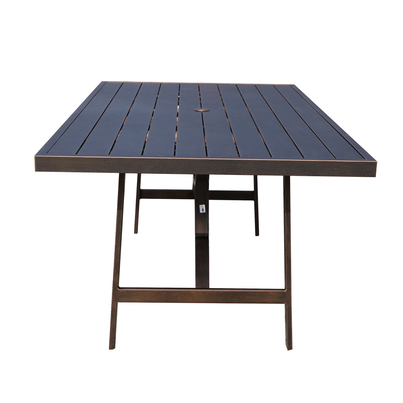 ZNTS Rectangle Dining Table, Liberty Bronze ABQ-AHF-HA-2040-TL