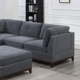 ZNTS Modular Living Room Furniture Corner Wedge Ash Chenille Fabric 1pc Cushion Wedge Sofa Couch. B011104328