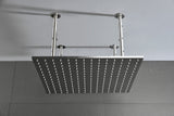 ZNTS 20"x20" Shower Head Stainless Steel Bathroom Showerhead Ceiling Mount W928123463