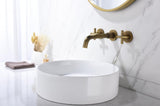 ZNTS Bathroom Faucet Wall Mounted Bathroom Sink Faucet W92850258
