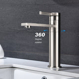 ZNTS Single Handle Sink Vanity Bathroom Faucet TH2071NS
