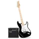 ZNTS GST Stylish H-S-S Pickup Electric Guitar Kit with 20W AMP Bag Guitar 46732167