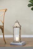 ZNTS Wooden Candle Lantern Decorative, Hurricane Lantern Holder Decor for Indoor Outdoor, Home Garden W2078131625