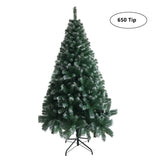 ZNTS 6FT Iron Leg White PVC 812 Branches Christmas Tree 46802039