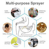 ZNTS Bidet Sprayer for Toilet, Handheld Cloth Diaper Sprayer 07801603
