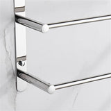 ZNTS THREE Stagger Layers Towel Rack SUS304 Stainless Steel Hand Polishing Mirror Polished Finished 01286098