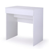 ZNTS White Vanity Sets, Makeup Vanity Table with Flip up Mirror Bedroom Dresser Table Jewelry Storage W104158392