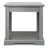 ZNTS Bridgevine Home Cheyenne 24 Inch Side Table No Assembly Required, Mushroom Grey Finish B108131519