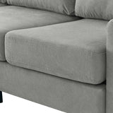 ZNTS Upholstered Sectional Sofa Couch, L Shaped Couch With Storage Reversible Ottoman Bench 3 Seater for W1191126332