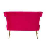 ZNTS Cadmus Armless Loveseat FUCHSIA W1137141122