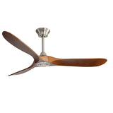 ZNTS 60 Inch Outdoor Ceiling Fan Without Light 3 ABS Blade with Smart APP Control W934P156671