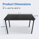 ZNTS Simple Deluxe Modern Design, Simple Style Table Home Office Computer Desk for Working, Studying, W113458238