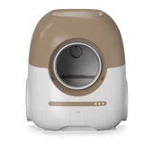 ZNTS Self Cleaning Cat Litter Box, Automatic with Mat & Liner, 80L Space for Multi Cats, Support W2107135989