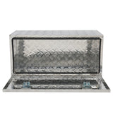 ZNTS 36" Aluminum Under Body Toolbox 5 Bar Tread Silver 09280502