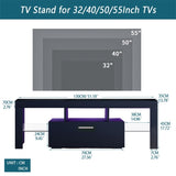ZNTS FashionTVstandTVcabinet,EntertainmentCenter,TVstationTV console,media console,with LEDlight W67933436