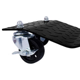 ZNTS Car Dolly, Heavy Duty Wheel Dolly,4 Tire Wheel Dolly Car Stakes 6000lbs Capacity,Black W465136667