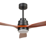ZNTS 52 inch wood Ceiling Fan with Lights W1891124514