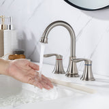 ZNTS Widespread Bathroom Faucet With Drain Assembly W1194135489