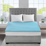 ZNTS All Season Reversible Hypoallergenic 1.5" Cooling Mattress Topper B03595109