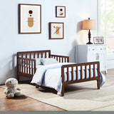 ZNTS Jax Toddler Bed Walnut B02257198
