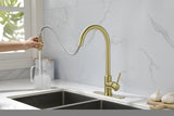 ZNTS Kitchen Faucet with Pull Down Sprayer W928104203