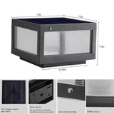 ZNTS Solar Wall Lamp With Dimmable LED W1340133324