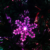 ZNTS 6FT Small Light Fiber Optic Christmas Tree 230 Branches 59297514