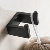 ZNTS Bathroom Hardware Set Brushed Nickel 4-Pieces Bathroom Towel Rack 24 Inches Adjustable Bathroom W1932133746