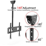 ZNTS TMC-7006 Ceiling Mount TV Wall Bracket Roof Rack Pole Retractable For 32"-70" Flat Screen 82679639