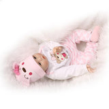 ZNTS 22" Cute Simulation Baby Infant Toy Pink 70701416