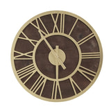 ZNTS 23.6" Wood Wall Clock B03598872