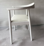 ZNTS Embla Chair - White & White Leather WS-037-WHITE-WHITEPU