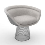 ZNTS Lovise Wire Lounge Chair - Light Grey Cashmere YT021-WHEAT-YT8007-SSBASE