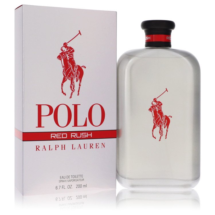Polo Red Rush by Ralph Lauren Eau De Toilette Spray 6.7 oz for Men FX-559457