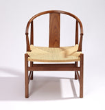 ZNTS Edit Lounge Chair - Walnut & Natural Cord SMY20673A-WLTASH-NATCORD