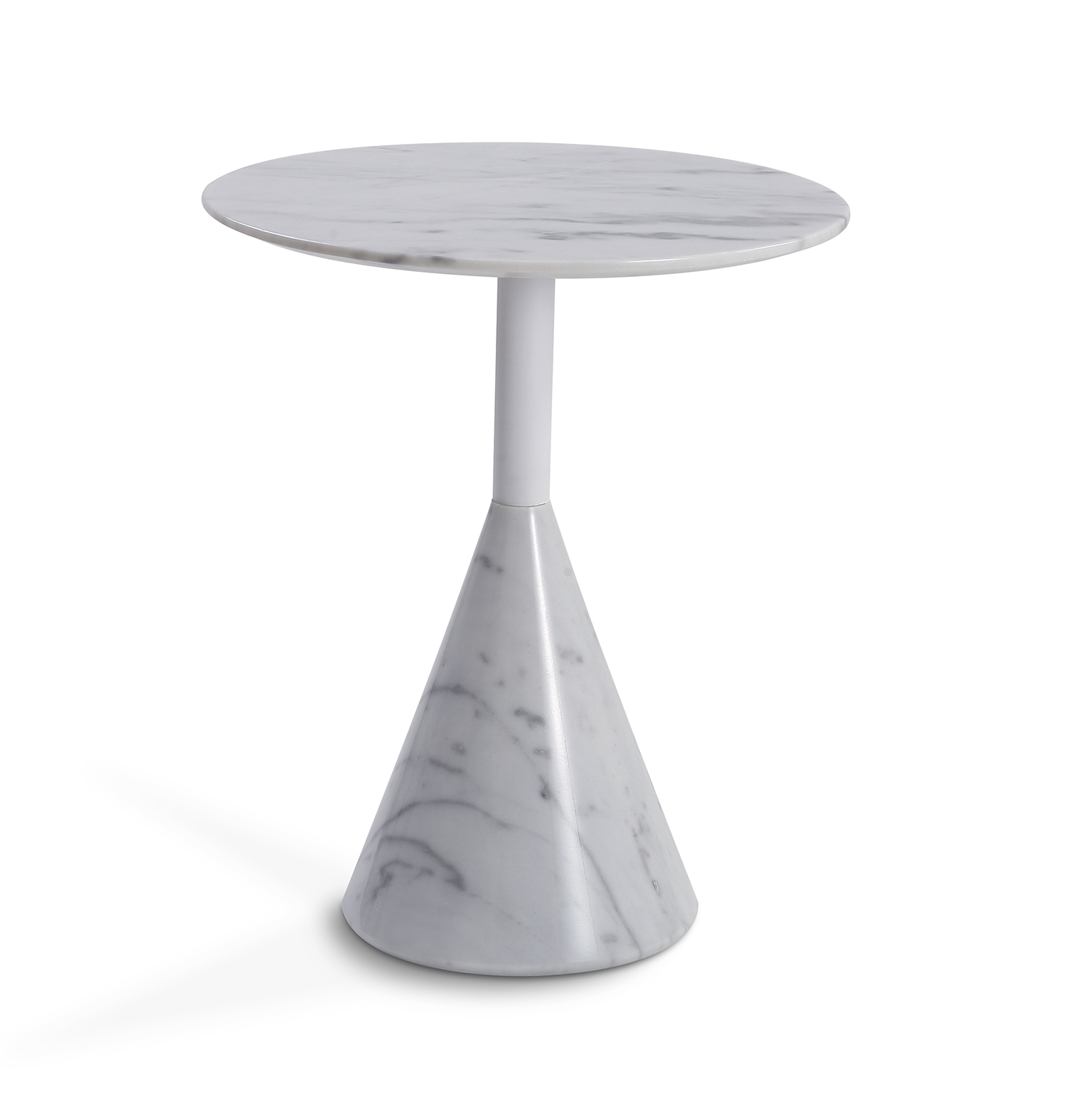 ZNTS Cosette Marble Side Table ST8644-60A-WE