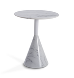 ZNTS Cosette Marble Side Table ST8644-70A-WE