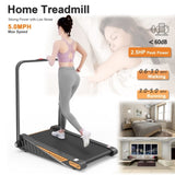 ZNTS Under Desk Walking Pad, Treadmill 8% Incline 2.5HP 280LBS with Remote Control W136255630