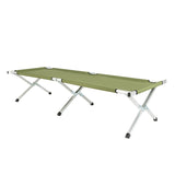 ZNTS RHB-03A Portable Folding Camping Cot with Carrying Bag Army Green 27860141