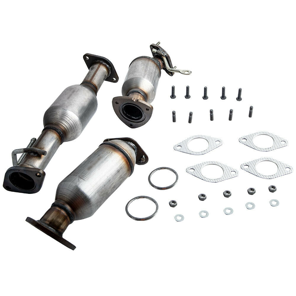 ZNTS 3Pcs Catalytic Converter Set 16547 16548 16574 For Buick Enclave Chevy Traverse GMC Acadia Saturn 63936300
