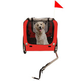 ZNTS Outdoor Heavy Duty Foldable Utility Pet Stroller Dog Carriers Bicycle Trailer W1364138519