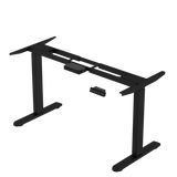 ZNTS Electric Stand up Desk Frame - Height Adjustable Table Legs Sit Stand Desk Frame Up to Ergonomic W141165421