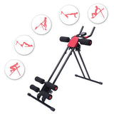 ZNTS Straight Linear Type Powerful Private Fitness Club Abdomen Exerciser Black 57646174