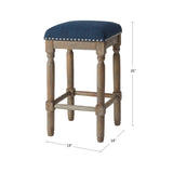 ZNTS Counter Stool Set of 2 B03548685