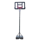 ZNTS Portable Removable Basketball System Basketball Hoop Teenager PVC Transparent Backboard with 47967301
